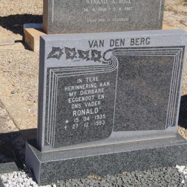 BERG Ronald, van den 1935-1993