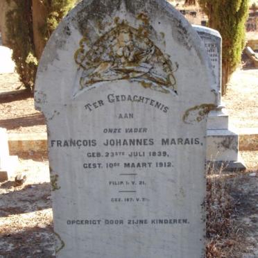 MARAIS Francois Johannes 1839-1912