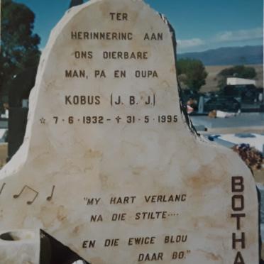 BOTHA Jacobus Barend Johannes 1932-1995