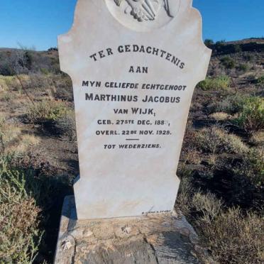 Western Cape, PRINCE ALBERT district, Antjes Fontein 14, Kookfontein, farm cemetery