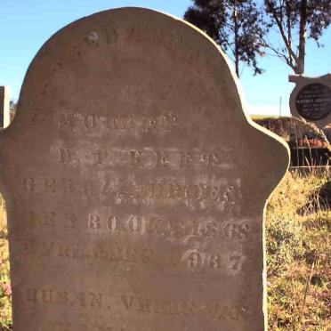 Western Cape, SWELLENDAM district, Stormsvlei, Korlandskloof 397, farm cemetery