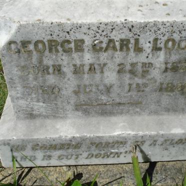 LOGIE George Carl 1881-1882