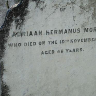 MORKEL Adriaan Hermanus  -1888