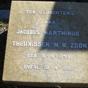 THEUNISSEN Jacobus Marthinus 1795-1861