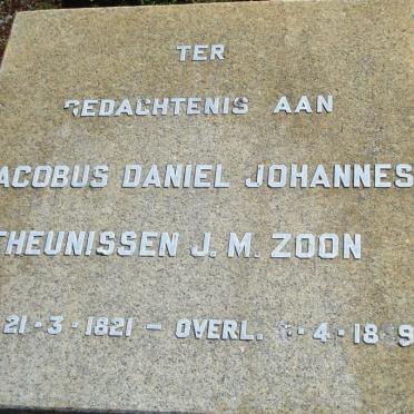 THEUNISSEN Jacobus Daniel Johannes 1821-18?9