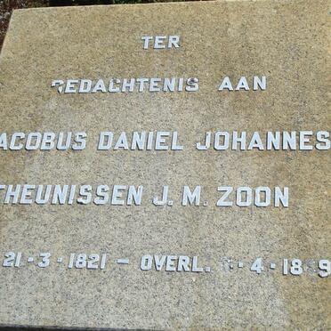 THEUNISSEN Jacobus Daniel Johannes 1821-18?9