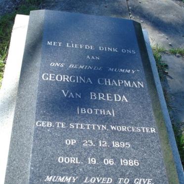 BREDA Georgina Chapman, van geb. BOTHA 1895-1986