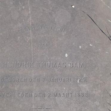 BAM Hendrik Thomas 1820-1888