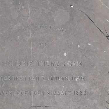 BAM Hendrik Thomas 1820-1888