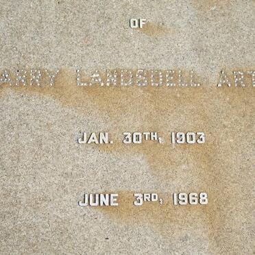 ARTON Harry Landsdell 1903-1968