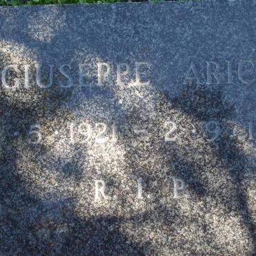 ARICO Giuseppe 1921-1981