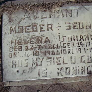 AVENANT Helena 1864-1944 :: AVENANT Johannes 1889-1945
