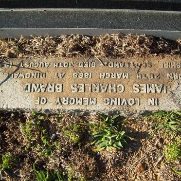 BRAND James Charles 1868-1945