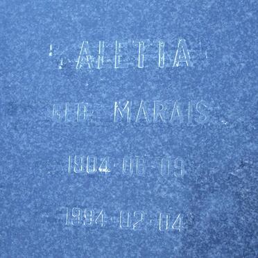 BOTHA Ebenezer 1904-1995 &amp; Aletta MARAIS 1904-1994