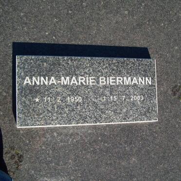 BIERMAN Anna-Marie -1950-2003