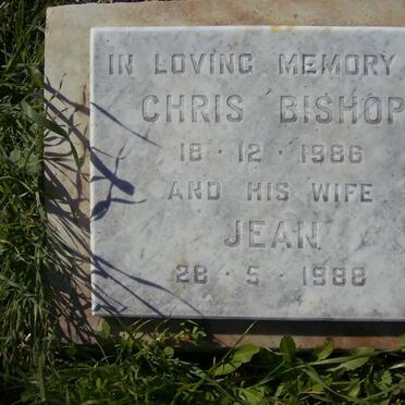 BISHOP Chris -1869 &amp; Jean -1988