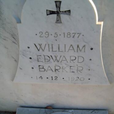 BARKER William Edward 1877-1920