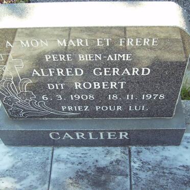 CARLIER Alfred Gerard dit Robert 1908-1978