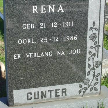 GUNTER Rena 1911-1986