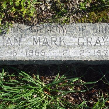 GRAY Ian Mark 1965-1972