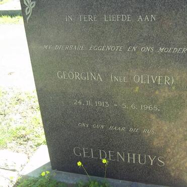 GELDENHUYS Georgina nee OLIVIER 1913-1965