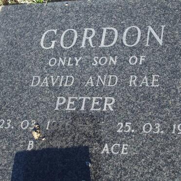 GORDON Peter 1976-1976