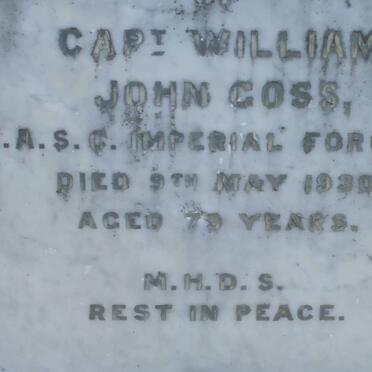GOSS William John -1930