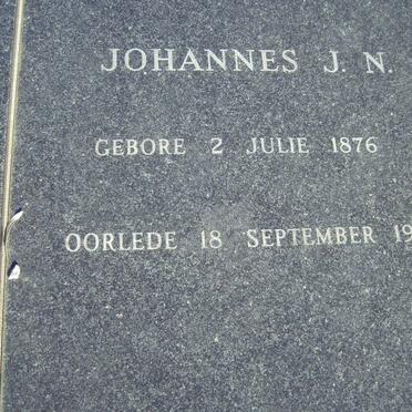 GELDENHUYS Johannes J.N. 1876-1939 &amp; Johanna Sophia 1893-1975