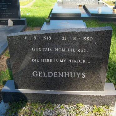 GELDENHUYS Jacobus Adriaan Albertus 1918-1990