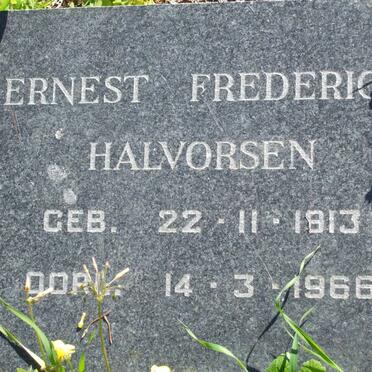 HALVORSEN Ernest Frederick 1913-1966