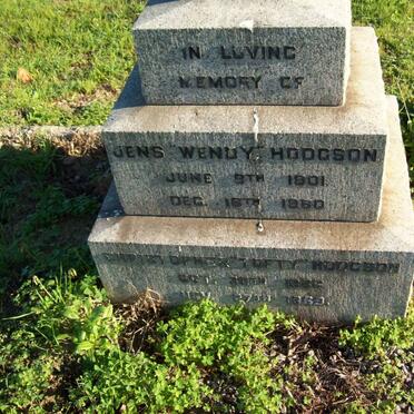HODGSON Christopher 18?-1969 &amp; Jens 1901-1960