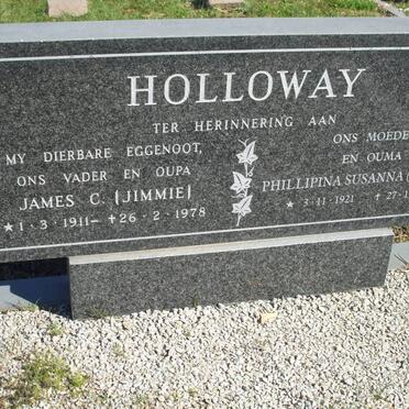 HOLLOWAY James C. 1911-1978 &amp; Phillipina Susanna 1921-2004