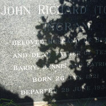 INGRAM John Richard 1921-1958