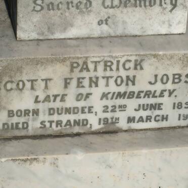 JOBSON Patrick Scott Fenton 1859-1927