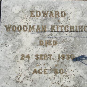 KITCHING Edward Woodman -1930