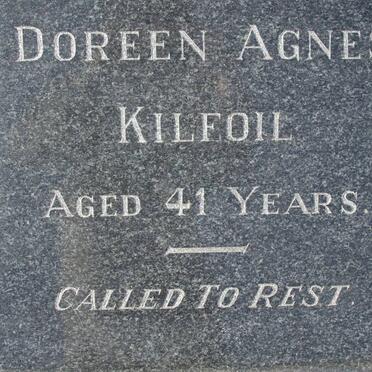 KILFOIL Doreen Agnes
