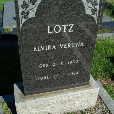LOTZ Elvira Verona 1903-1984