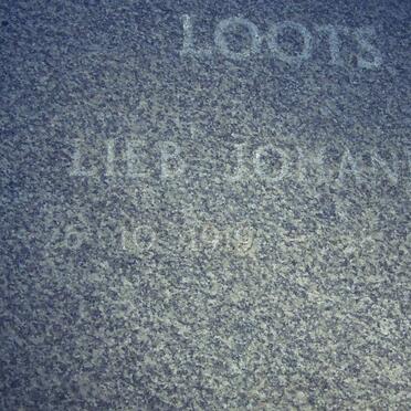 LOOTS Lieb Johanes 1919-1989