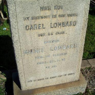 LOMBARD Carel &amp; Mienie DU PLESSIS -1961