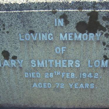 LOMBERG Mary Smithers - 1942
