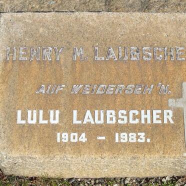 LAUBSCHER Henry M. 1904-1983