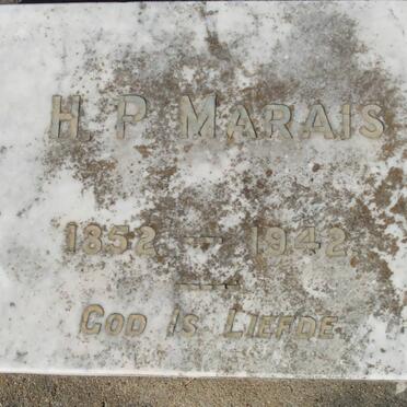 MARAIS H.P. 1852-1942