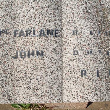 MacFARLANE John 1868-1959