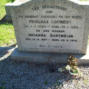MATTHEE Nicolaas Lourens 1893-1953 &amp; Susanna Barendina 1897-1976