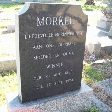 MORKEL Winnie 1892-1974