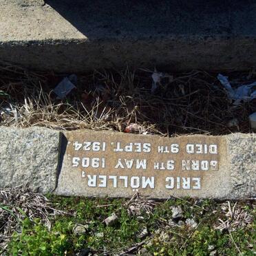 MOLLER Eric 1905-1924