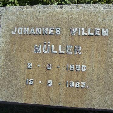 MüLLER Johannes Willem 1890-1963