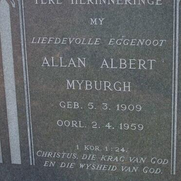 MYBURGH Allan Albert 1909-1959