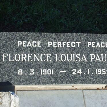 PAULSE Florence Louisa 1901-1959