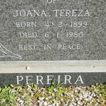 PEREIRA Johana Tereza 1899-1980